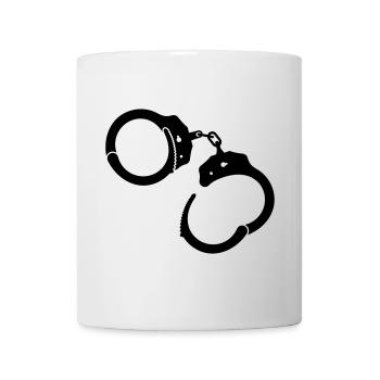 Menottes - Mug blanc - blanc - Devant