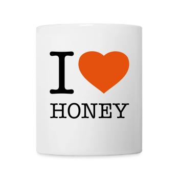 I LOVE HONEY Honig - Mug - white - Front