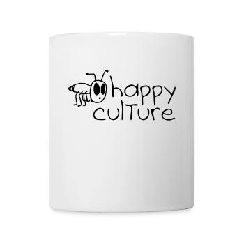 happy culture - Mug blanc - blanc - Devant