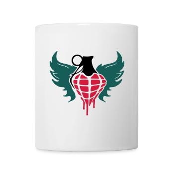 heart_grenade Herz Handgranate - Tasse - Weiß - Vorne