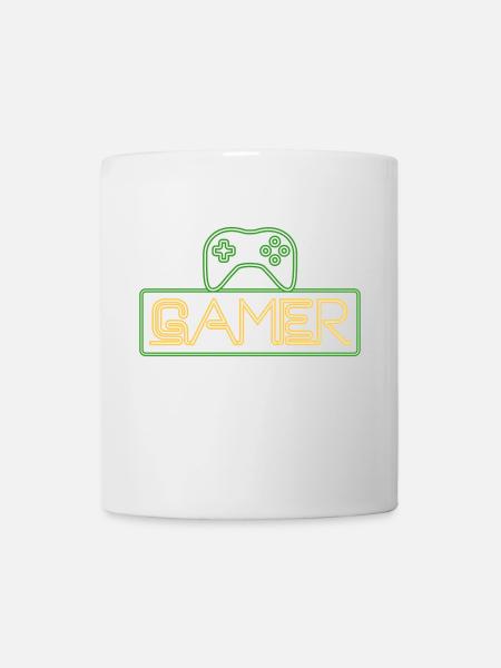 Gamer Neon - Mug blanc - blanc