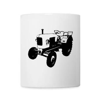 Traktor , Landmaschine , Trecker , Eicher (25) - Tasse - Weiß - Vorne
