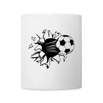 Fußball Fan , Tradition , Fanartikel , Loch (25) - Tasse - Weiß - Vorne
