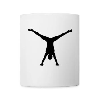 Gymnastic man - Mug - white - Front