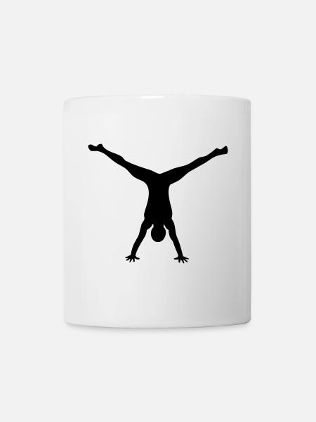 Garçon Gymnastique - Mug blanc - blanc