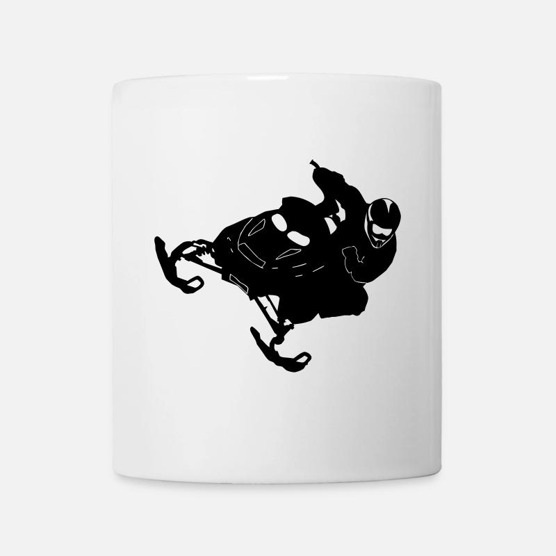 Snowmobile cleasanna tiománaí - Mug - white