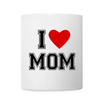 I LOVE MOM - Tasse - Weiß - Vorne