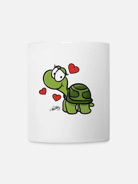Schildkröte pur - Tasse - Weiß
