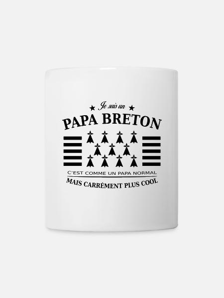 papa breton - Mug blanc - blanc