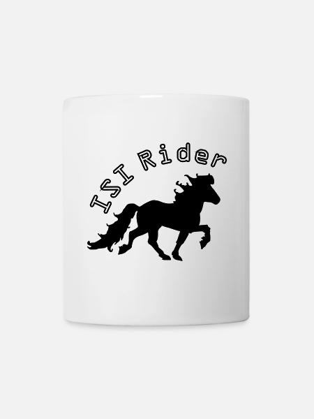 Islandpferd ISI Rider Pferdesport Tölten - Tasse - Weiß