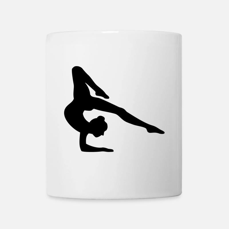 Gymnastik Mädchen - Tasse - Weiß