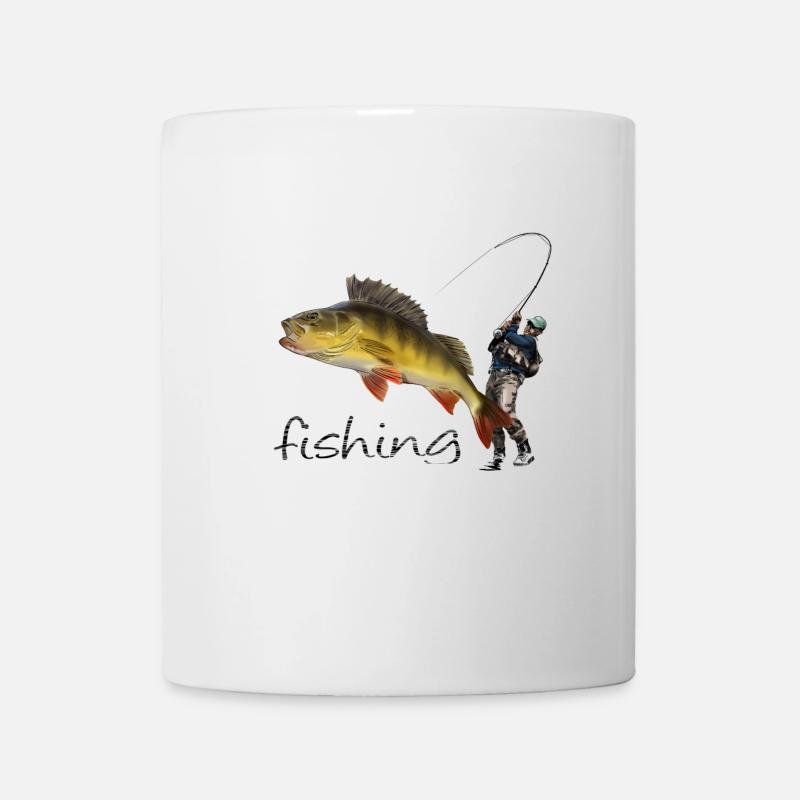 Barsch - Tasse - Weiß