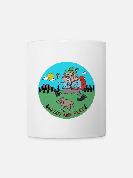 Cheslo: Go Out and Play - Mug blanc - blanc
