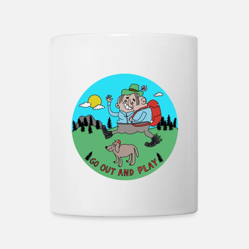 Cheslo: Go Out and Play - Mug blanc - blanc