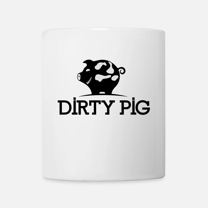 DIRTY PIG - Mug - white