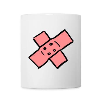 Pflaster - Tasse - Weiß - Vorne
