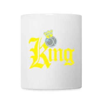 König Petanque Tippfehler - Tasse - Weiß - Vorne