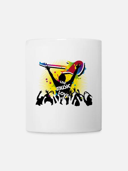 Festival visitors - Mug - white