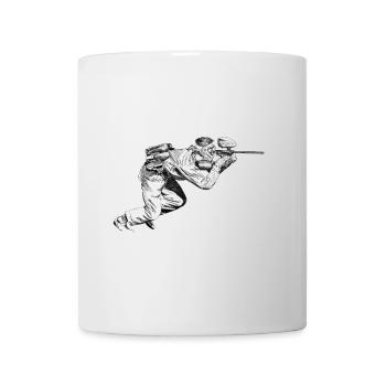 paintball - Mug blanc - blanc - Devant