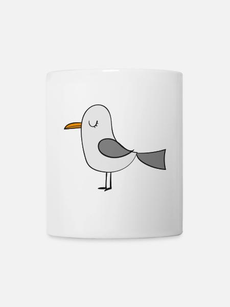mouette - Mug blanc - blanc