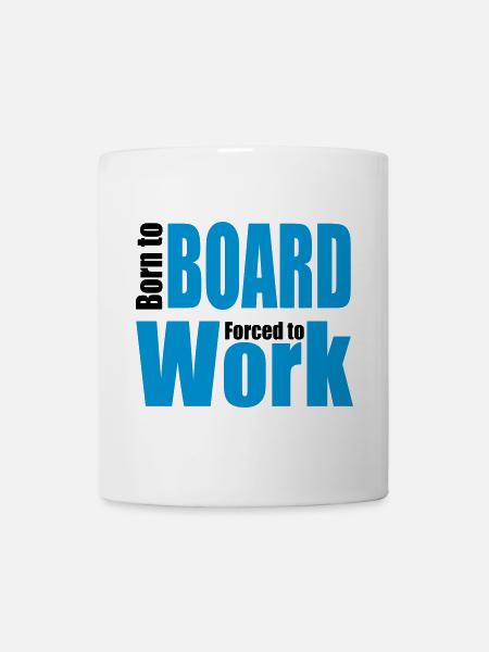 Snowboard - Tasse - Weiß