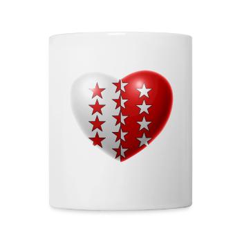 Herz (Wallis) - Tasse - Weiß - Vorne