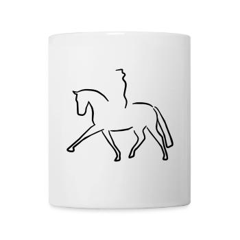 2541614 14699469 dressage - Mug blanc - blanc - Devant