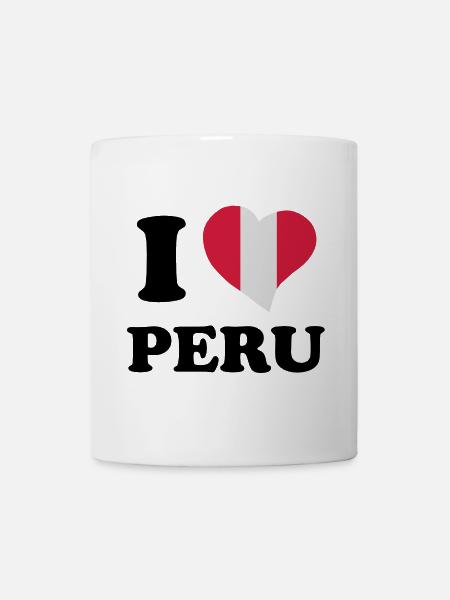 I love Peru - J'aime Pérou - Mug blanc - blanc
