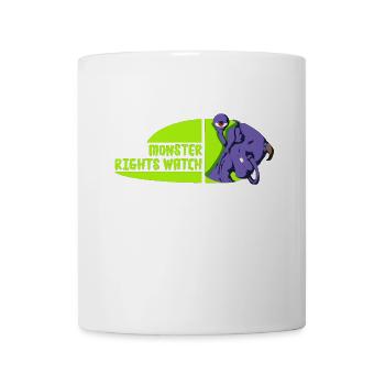 droits de monstre regardent 2.0 - Mug blanc - blanc - Devant