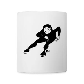 Speed Skater - One Color Design - Mug - white - Front