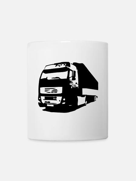 lorry - Mug - white