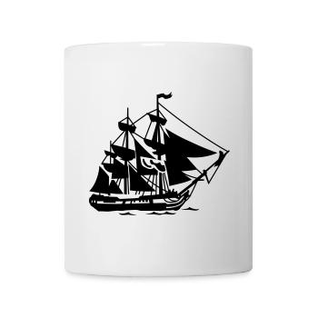 Schiff - Tasse - Weiß - Vorne