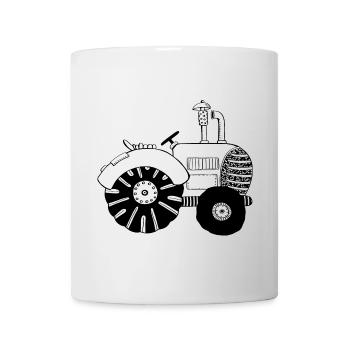 Tracteur chic - tracteur - tracteur - Bulldog - Mug blanc - blanc - Devant