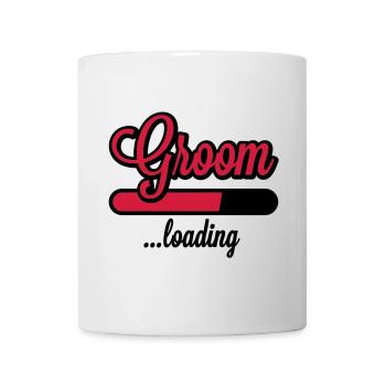 Groom loading | Stag Night - Mug blanc - blanc - Devant