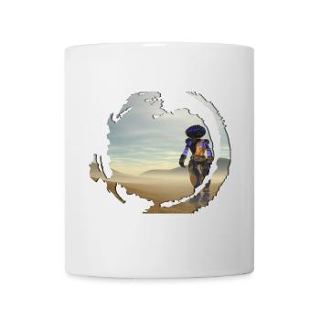 robot dessert - Tasse - Weiß - Vorne