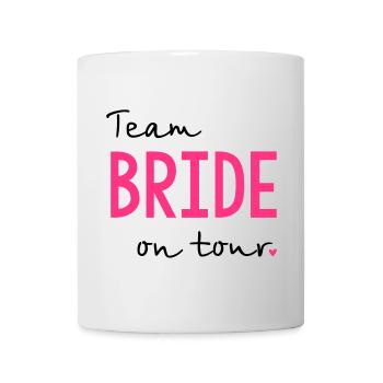 Team Bride on Tour Junggesellinnenabschied - Tasse - Weiß - Vorne