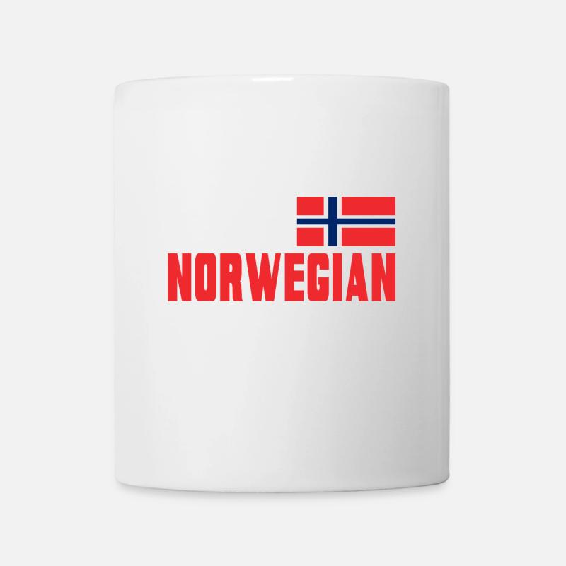 Keep Calm The Norwegian / Norwegen / Geschenk - Tasse - Weiß