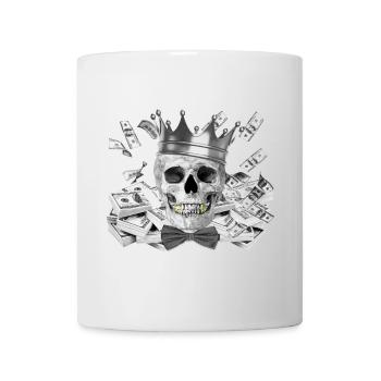 Totenkopf - Tasse - Weiß - Vorne