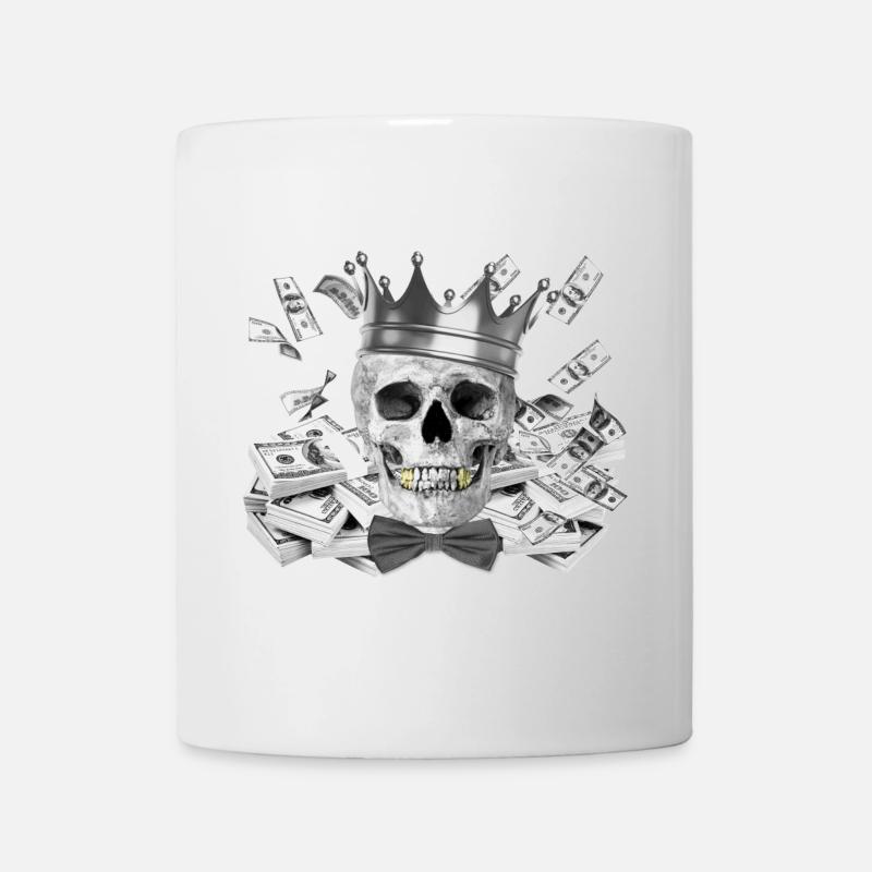 Tete de mort - Mug blanc - blanc