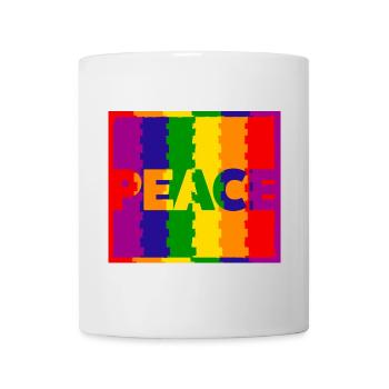 Peace - Tasse - Weiß - Vorne