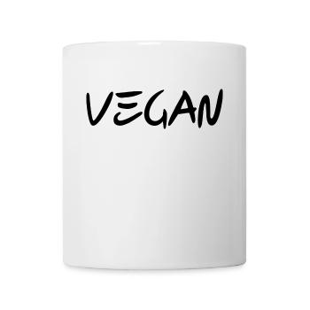 VEGAN - Animal rights - Bio - Tasse - Weiß - Vorne