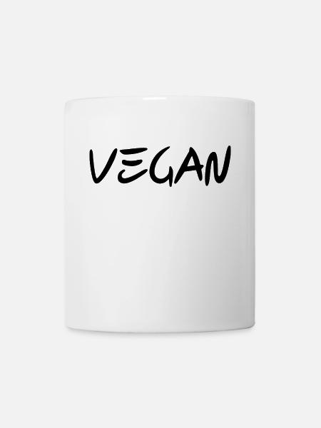 VEGAN - Animal rights - Organic - Mug - white