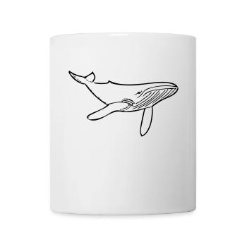 Wal - Tasse - Weiß - Vorne