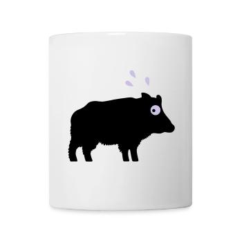 Angstschwitzendes Wildschwein - Tasse - Weiß - Vorne