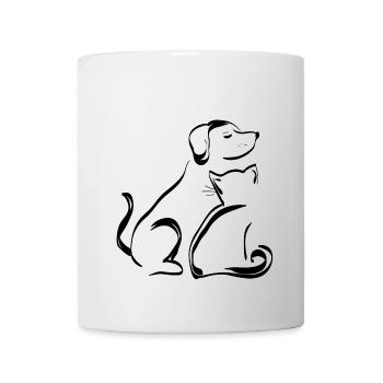 Dog & Cat - Mug - white - Front