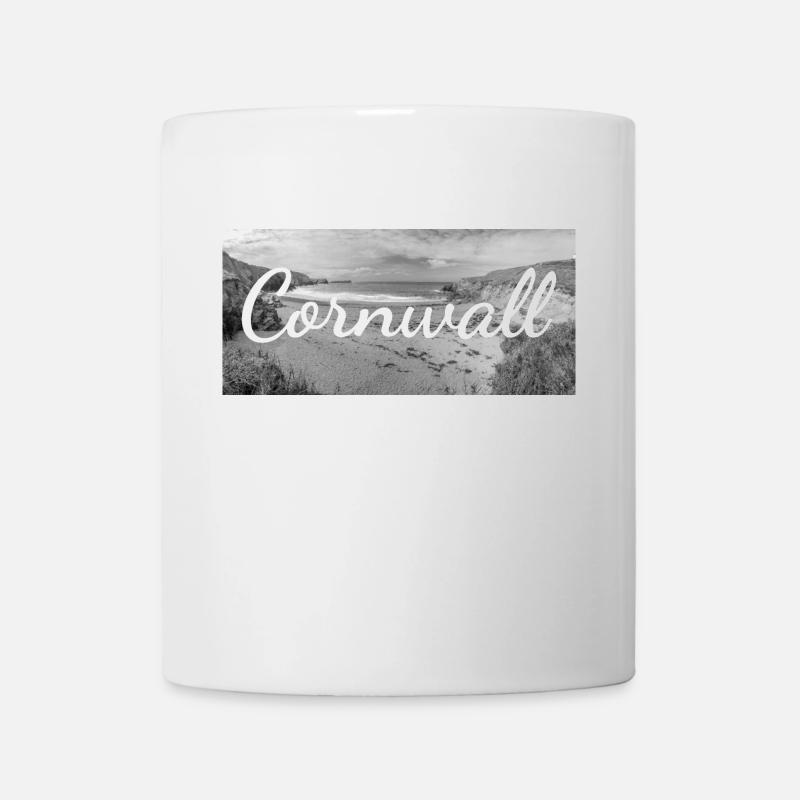 Retro Lettering at Cornwall England - Mug - white