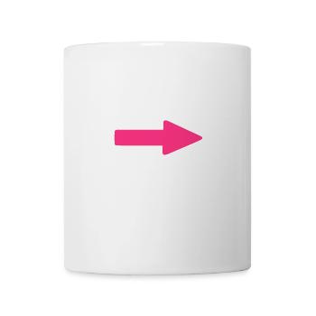 Er ist der Boss - Tasse - Weiß - Vorne