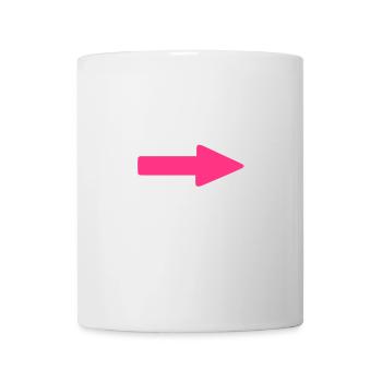 elle est la patronne - Mug blanc - blanc - Devant