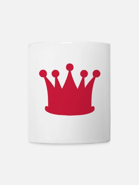 krone - Tasse - Weiß