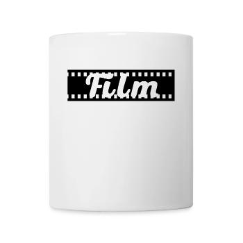 Lettrage de film sur film - Mug blanc - blanc - Devant
